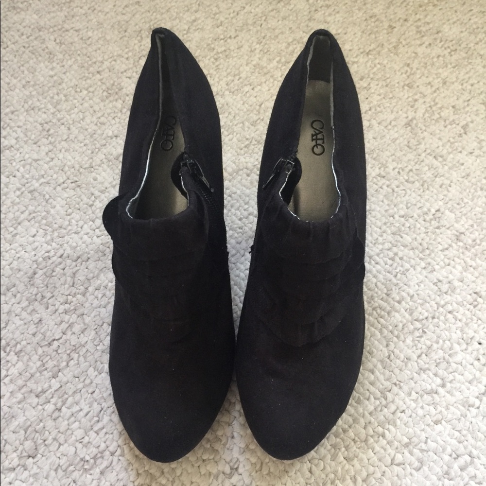 Black Booties Size 9